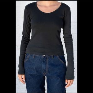 Brandy Melville black Jillian top